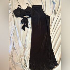 RO&DE Black Two-Piece set size MEDIUM